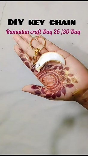 DIY key chain with clay #youtubeshorts #craft