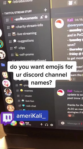 how to get #emojis in your #discord channel names! #twitchstreamer #twitchaffiliate #streamertips #discordtips #twitchtips