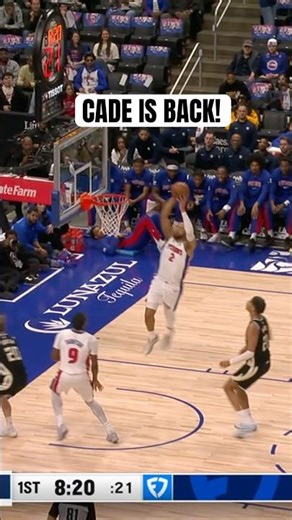 Cade Cunningham showing no rust in his first game back