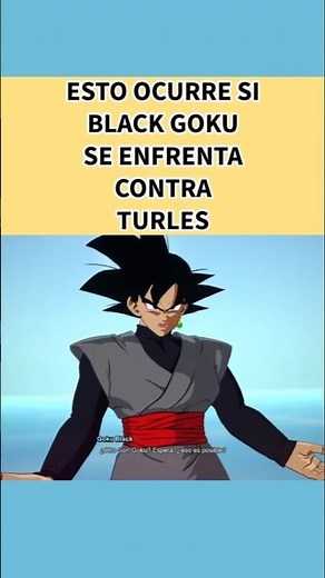 🔥The Epic Dialogue between Black Goku and Turles
