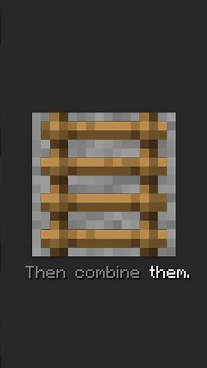 How to Make FAKE Ladders in Minecraft!