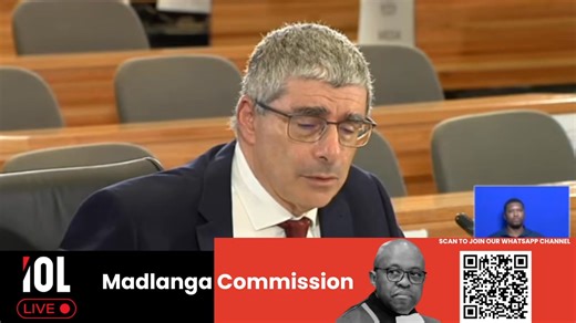 Bank statement evidence reveals a second payment of R5,000 from Mr. Matlala's company (CAT VIP Protection) to Witness F's account in May 2024. The witness cannot clearly explain it, suggesting it "might be" for jet ski parts. #MadlangaCommission https://www.youtube.com/live/Mux8EtWYMm0 | IOL News