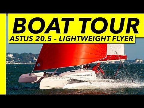 Astus 20.5 yacht tour – impressive, lightweight, trailer sailer trimaran – Yachting Monthly