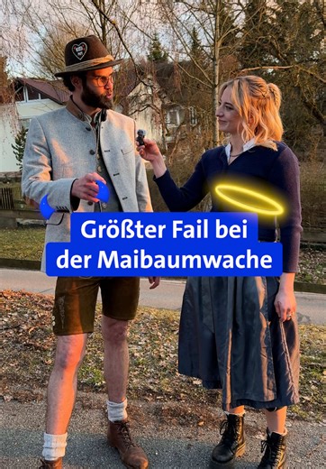 POV: Ihr passt kurz nicht auf euren Baum auf 🌳 @ANNA erfährt in Eilsbrunn, wie diese Nacht die Regeln für die Baumwacht für immer verändert hat. Dieses Video ist werbefrei dank deines Rundfunkbeitrags. #bayern #maibaum #baumklau #dorfleben #tradition