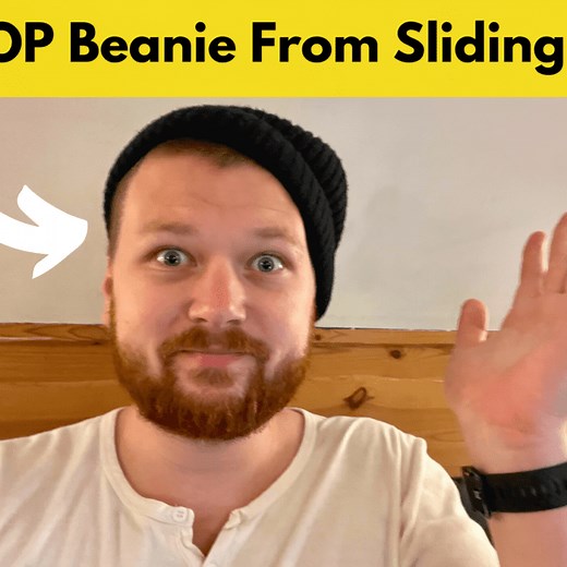How to STOP a Beanie From Sliding Up (And why it happens)