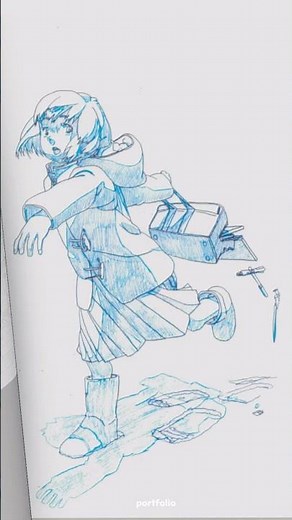 アニメーター志望の頃に作成したポートフォリオです(2013年)