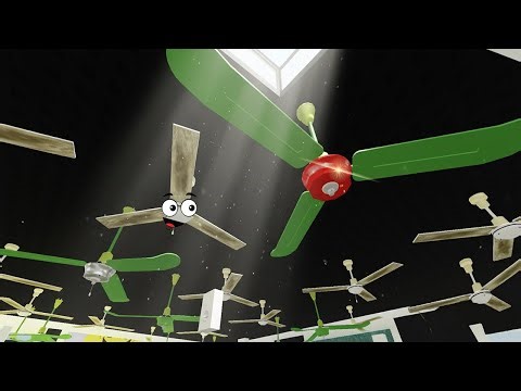 🌀 WELCOME TO THE CRAZY CEILING FAN HOUSE! 💚 | Casa dos Ventiladores Malucos!