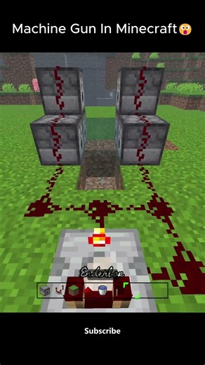 Here's How To Build Machine Gun In Minecraft😮