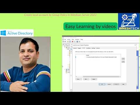 Create local account by Group Policy in Windows Server 2019