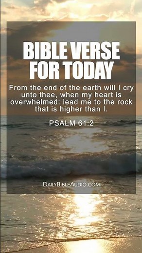 Psalm 61:2 | Comforting Bible Verse For Today