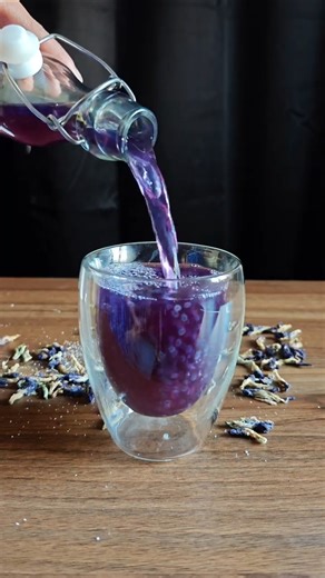 Antioxidant rich Dried Blue Pea Drink for Summers | Summer Drinks #viral #trending #summer #shorts