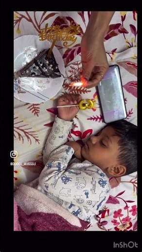 “12 AM Birthday Surprise for Our Prince 👑🎂” #3rdBirthday#BabyBoy#12AMBirthday #CakeCutting #Shorts