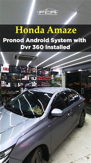 Honda Amaze we Installed Pronod Android system with DVR