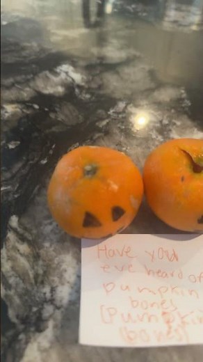 Pumpkin bones is a song and our music teacher plays us this song in class look it up🎃🦴