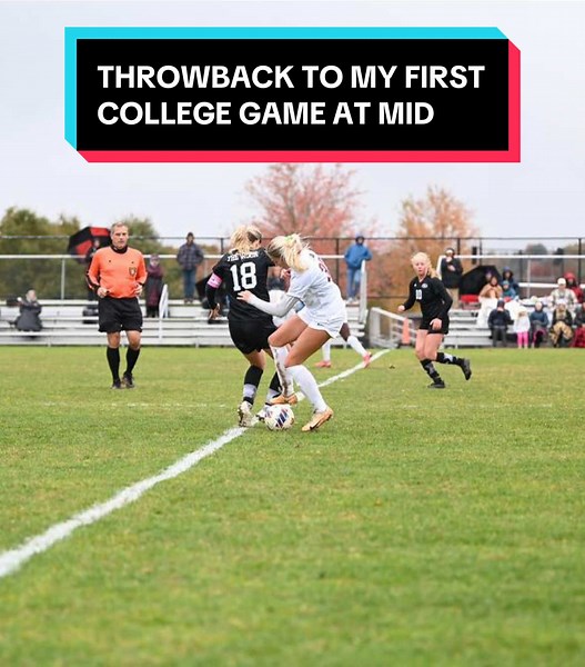 Throwback to My First College Soccer Game
