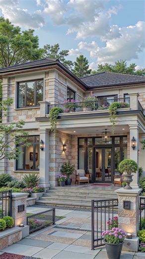 Elegant Countryside Villa Serene Living in a Beautiful Rural Area#architecture #modelbuilding #home