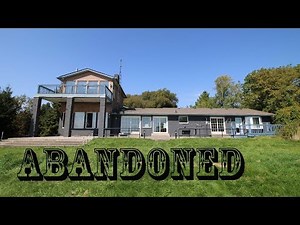 (TIME CAPSULE) Exploring Abandoned/Vacant Lakefront Mansion with everything left behind, Old Jaguar
