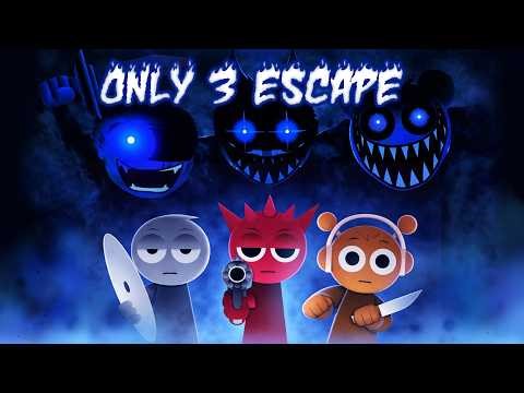 ONLY 3 LEFT… 😱 Surviving Trio Phase 3 Is INSANE! (Sprunki Mod)