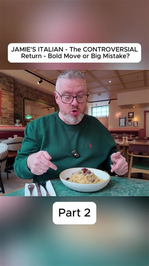Jamie's Italian: A Bold Return with Bucatini Carbonara