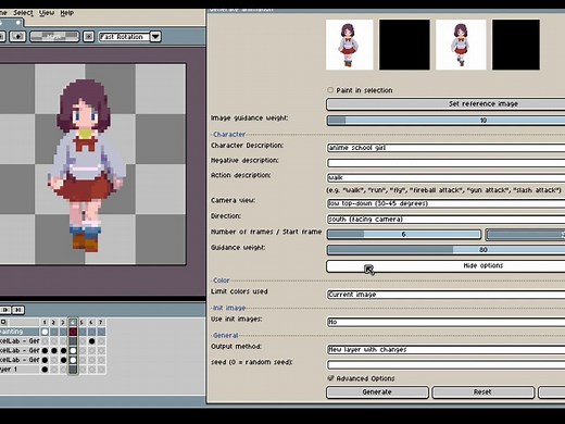 10.如何使用PixelLab创建不同帧率的动画