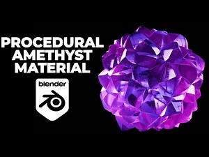 Amethyst material in Blender