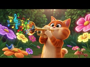 The Cat Who Played the Trumpet | Best Nursery Rhymes and Kids Songs Collection