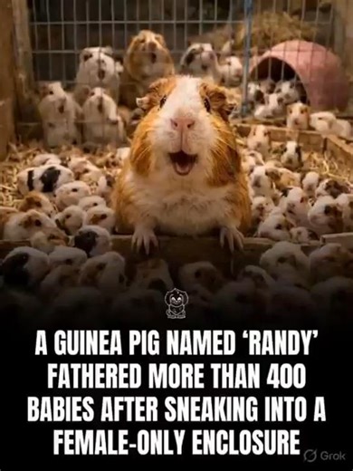 Randy’s Guinea Pig Baby Boom#animalfacts