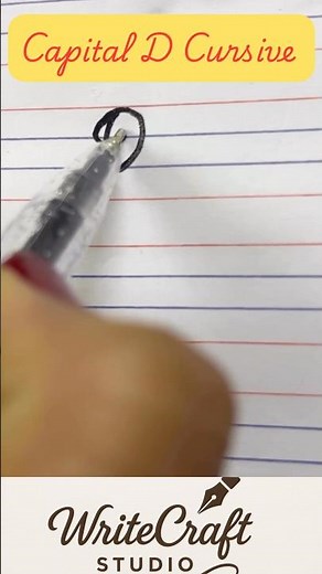 🔥Perfect Capital D Cursive ✍️ | EasyHandwriting practice Shorts#shorts