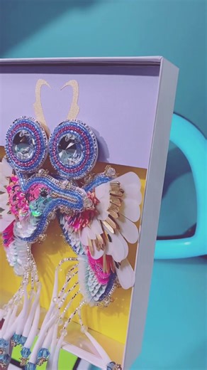 Would you wear these big babdies!?!✨💕😉 #beadwork #jewelrymaking #handmade #nativetiktok