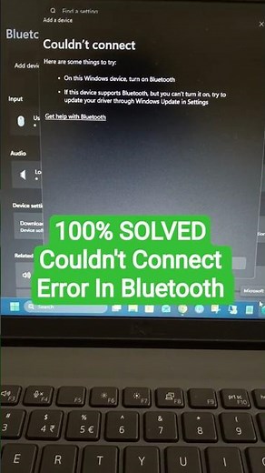 Fix Couldn't Connect Error in Bluetooth on Windows 11/10