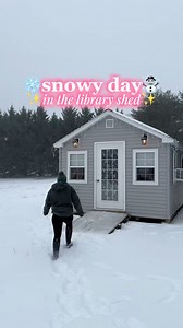 a snowstorm isn’t keeping me from the library shed❄️☃️💗 #booktok #booksta #bookstagram #bookish #bookworm #booksbooksbooks #booklovers #library #librarylife #librarybooks #librarylove #libraryfun #sheshed #libraryshed #ReadersOfTikTok #readersofinsta #readersofinstagram #readersofig #readersoffacebook #readersgonnaread #readers | bookish.w.jess