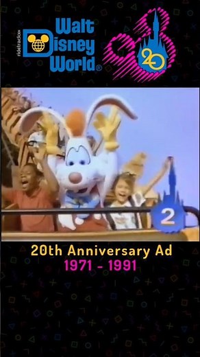Disney World's 20th Anniversary 1991 #epcot #disneyworld #waltdisneyworld
