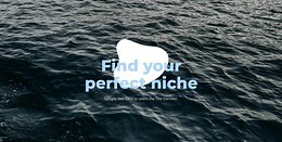 Perfect niche - Website Template by Nicepage