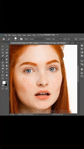 Skin retouching photoshop tutorial, 1 minute repair skin in Photoshop #shorts#photoshop #viralshort
