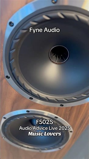 ‪@AudioAdvice‬ Live 2025: Fyne Audio F502SP (U.S. debut) #music #audiophile #musiclovers #hifi