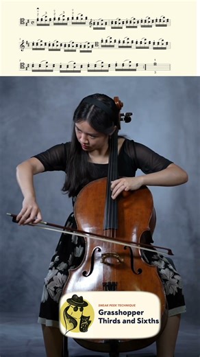 ‘Sneak Peek Technique’ Grasshopper Thirds and Sixths from The Ultimate Fun in Thumb Position!