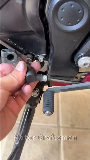 Perfect Way to Install Gear Shifter! 🏍️⚡ #shorts #motorcycle #satisfying