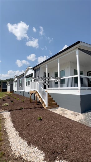 2026 is your year 🤍 #claytonhomes #farmhouse #farmhousestyle #farmhousedecor #countryliving #homesteading #farmhousebuild #manufacturedhomes #modularhomes #mobilehome | Clayton