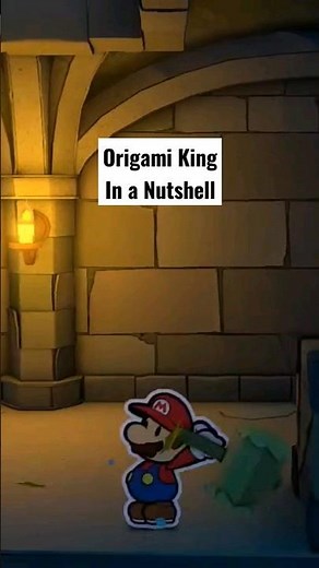 Paper Mario The Origami King in a Nutshell #youtubeshorts