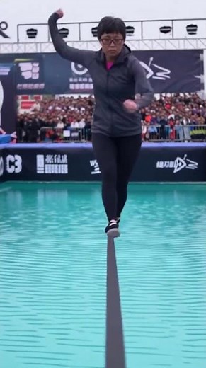 阿霞姐參加扁帶大賽挑戰成功 #sora