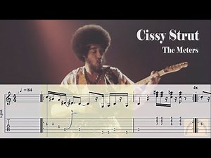 Cissy Strut - The Meters | Backing track | Guitar Tab