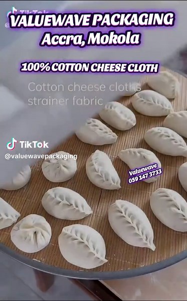 🎯Cheese Clothe available in 2 Textures (nylon and Pure Cotton); 2 shapes (Round and Square) and 9 sizes ♥️ ♦️Nylon Cheese Cloth Bag♦️ Grade 100 = Ghc6 for 1 piece Grade 200 = Ghc6.5 for 1 piece ♦️Pure Cotton Cheese Cloth (Round) 28cm = Ghc9 for 2pcs 36cm = Ghc11 for 2pcs 45cm = Ghc18 for 2pcs 50cm = Ghc20 for 2pcs 60cm = Ghc29 for 2pcs 70cm = Ghc34 for 2pcs ♦️Square Pure Cotton Cheese Cloth♦️ 45x45cm = Ghc18 for 2 pcs 60x60cm = Ghc30 for 2 pcs 💥💥🗣🗣Looking for high-quality premium packaging 