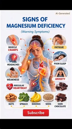 Signs of magnesium deficiency