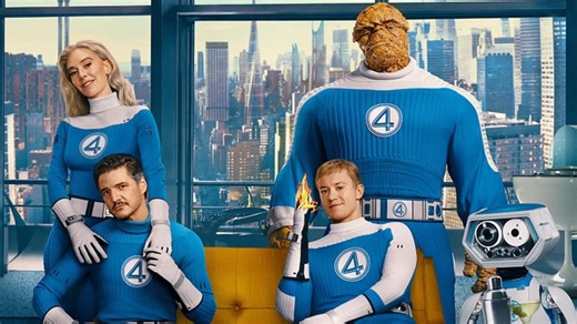 THE FANTASTIC FOUR: FIRST STEPS Trailer Introduces Us To Marvel's First Family...And The Silver Surfer!