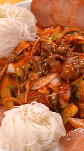 Spam Golbaengi Muchim is korean style Seasoned whelk with Spam!! Best side dish of beer🍻 ▶Follow Cookat TV for more awesome recipes! | Cookat TV