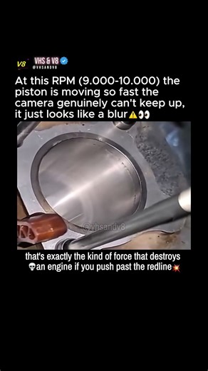 This Piston Disappears At 8,000-10,000 RPM 😳