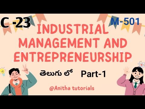 C-23 M-501 ll Industrial management and Entrepreneurship ll principle of management ll #IME501 #C23