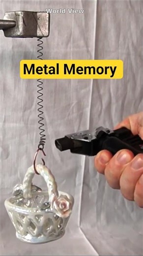 Shape Memory Alloy #sciencefacts #metal
