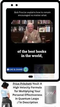 Dr. Bob Proctor explains how to remain encouraged from this...