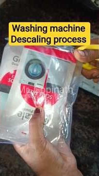 Washing machine Descaling process procedure in Tamil #washingmachine #descaling